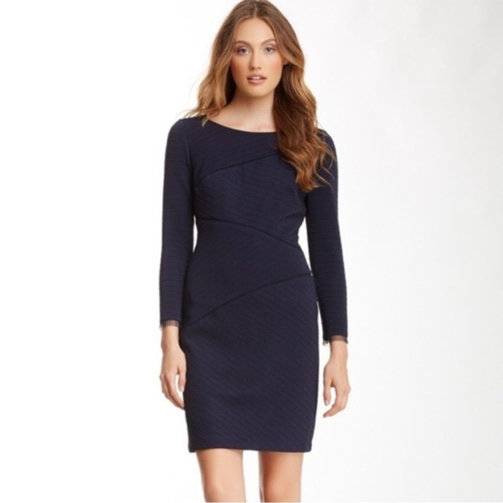 NEW Julia‎ Jordan Navy Bandage Sheath Dress 4